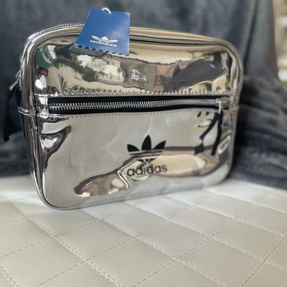 Brand New Metallic ADIDAS Mini Airliner Backbag